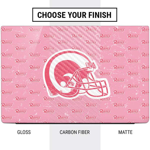 NFL Los Angeles Rams Pink Logo Blast Dell Vostro Skin
